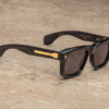 Sunglasses Model Yves in Color Blackbuck with Charcoal lenses from Jacques Marie Mage Héritage collection