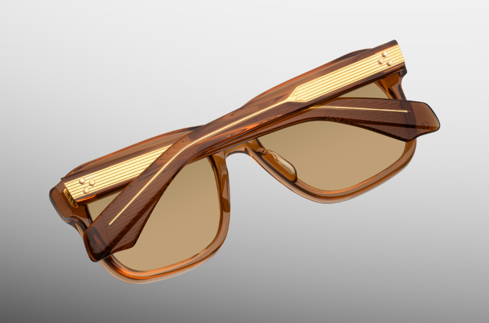 Sunglasses Model Yves in Color Solaris with Photochromic Orange lenses from Jacques Marie Mage
