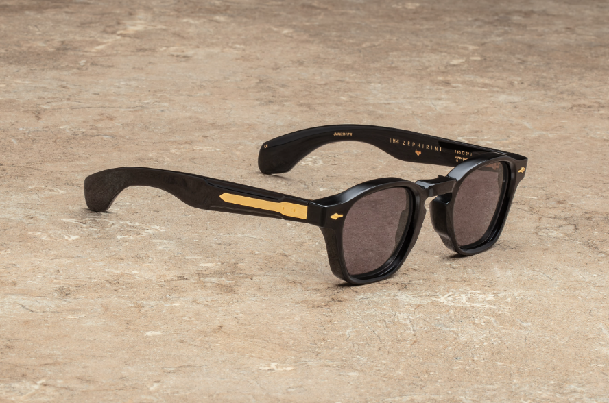 Sunglasses Model Zephirin in Blackbuck with Charcoal lenses from Jacques Marie Mage Héritage II collection