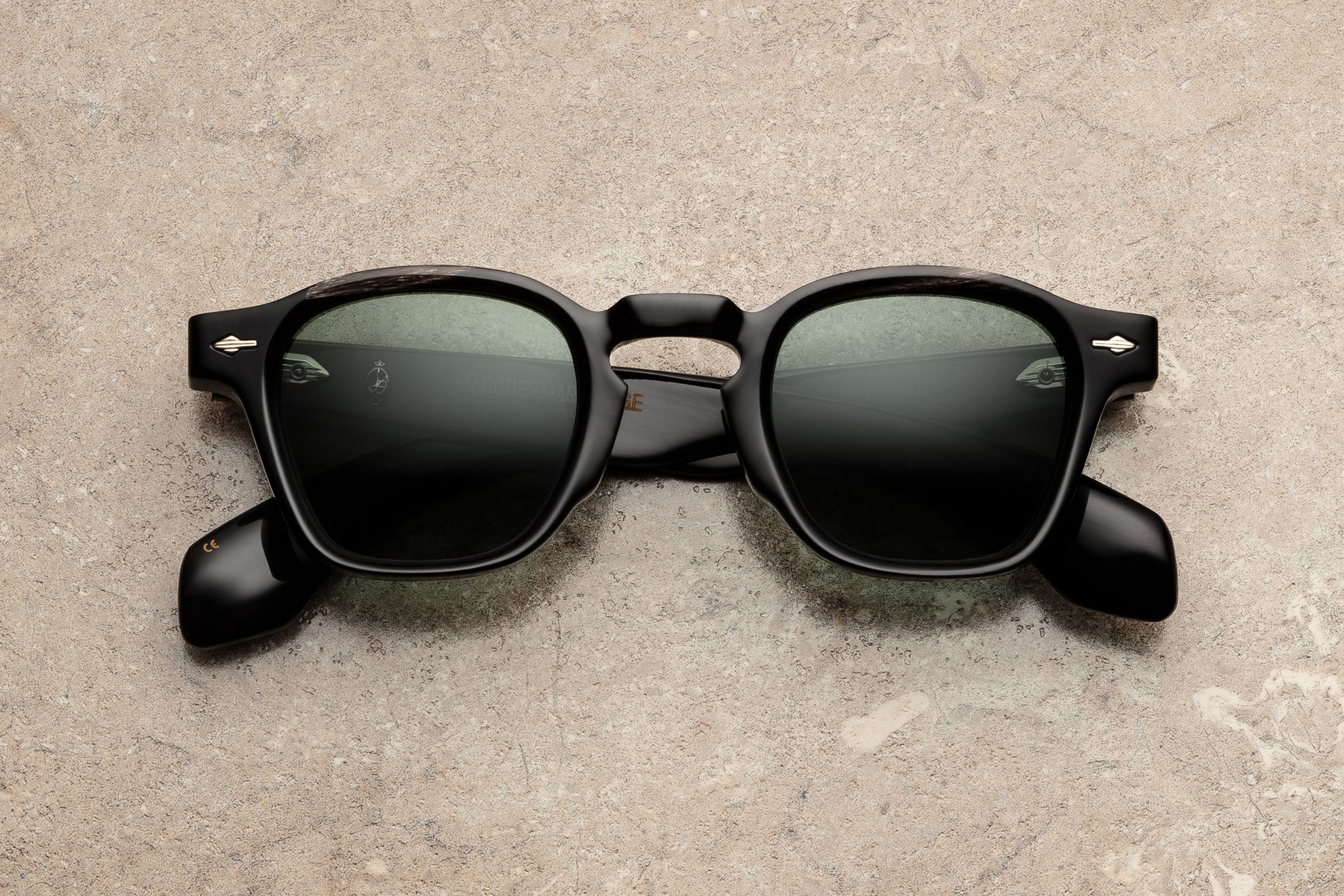Sunglasses Model Zephirin in Sequoia with Pine lenses from Jacques Marie Mage Héritage II collection